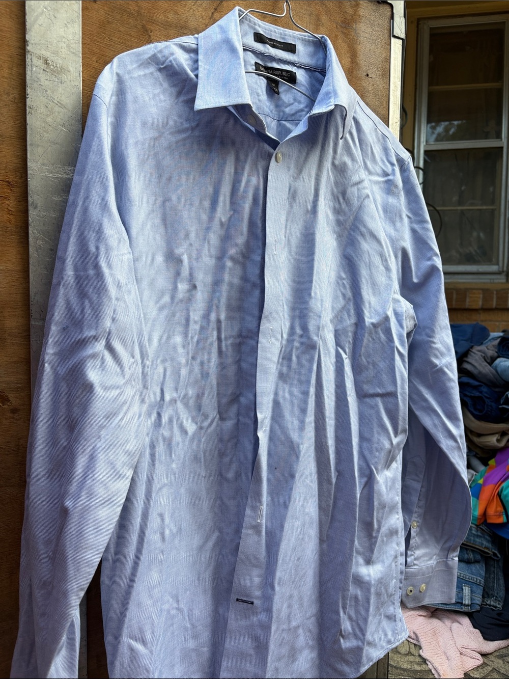 Classic Light Blue Men's Dress Shirt
